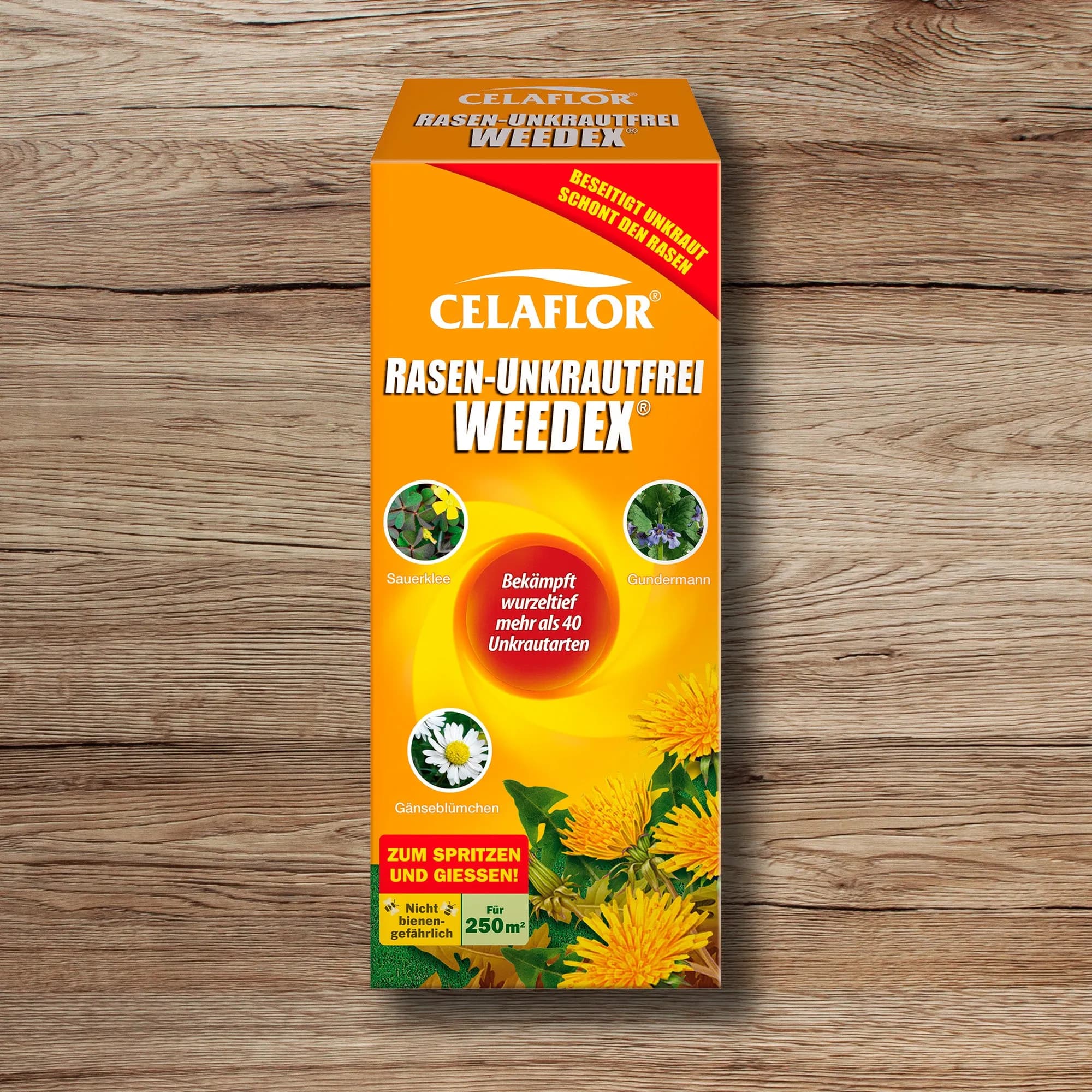 Celaflor Rasen-Unkrautfreí WEEDEX schont den Rasen bis 250m2