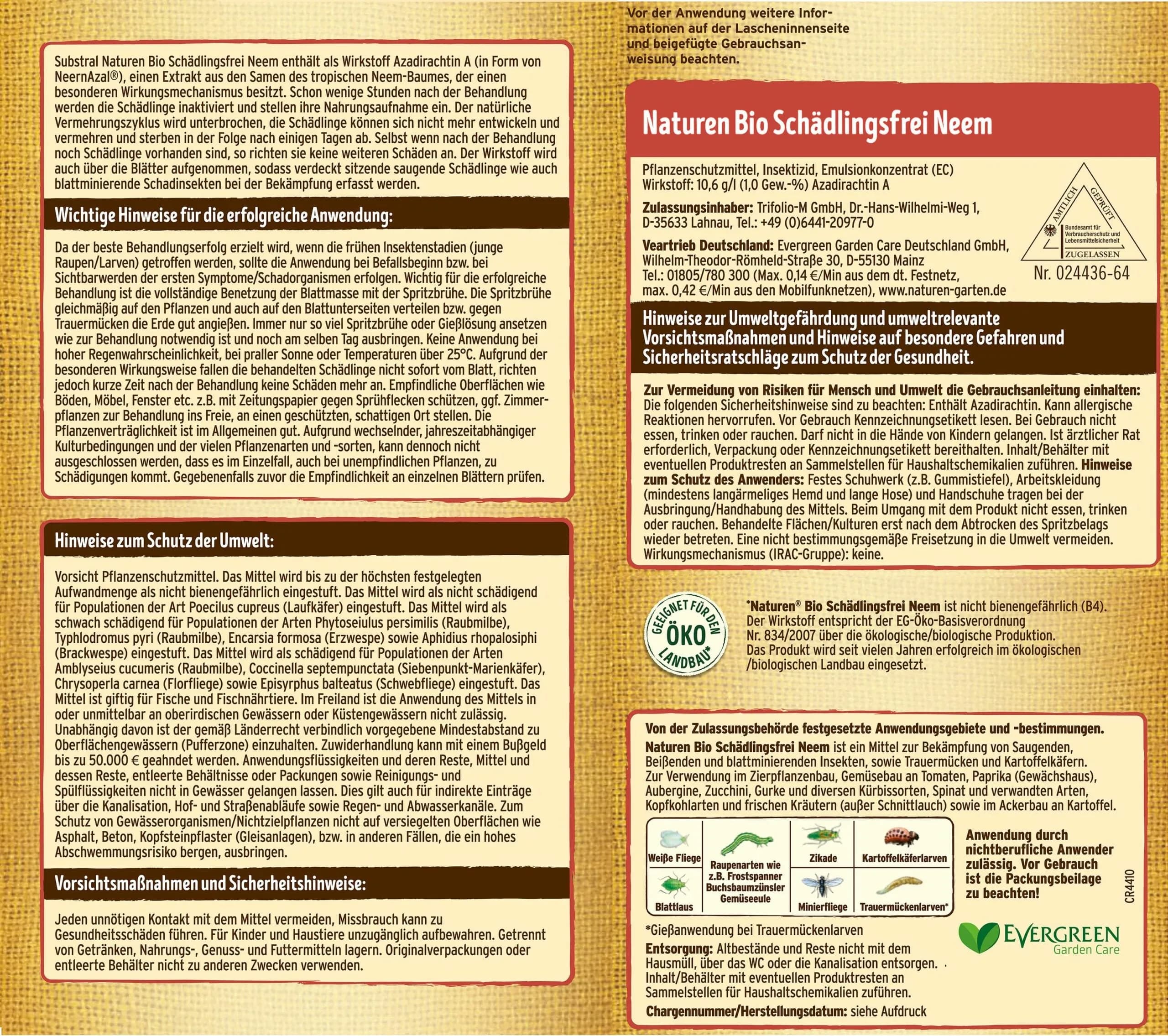 Bio Schädlingsfrei Neem